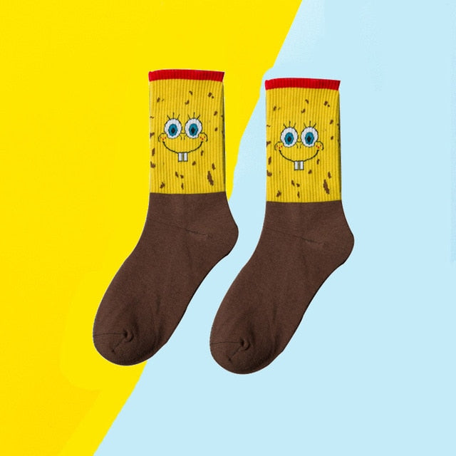 Cartoon Print Socks