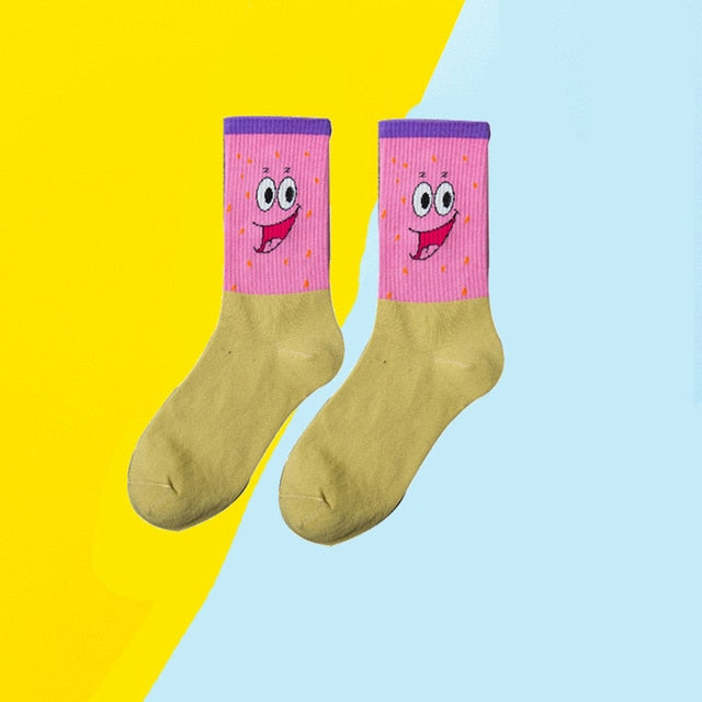 Cartoon Print Socks