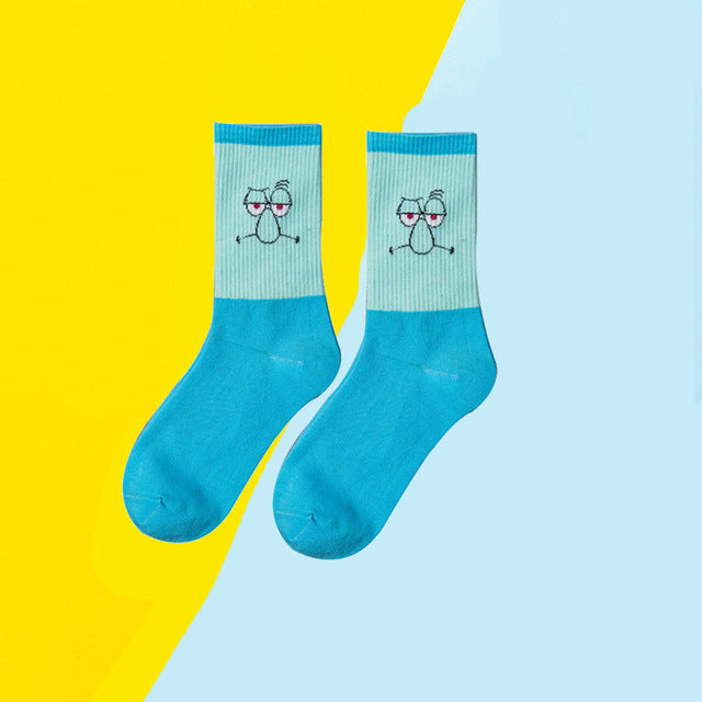 Cartoon Print Socks