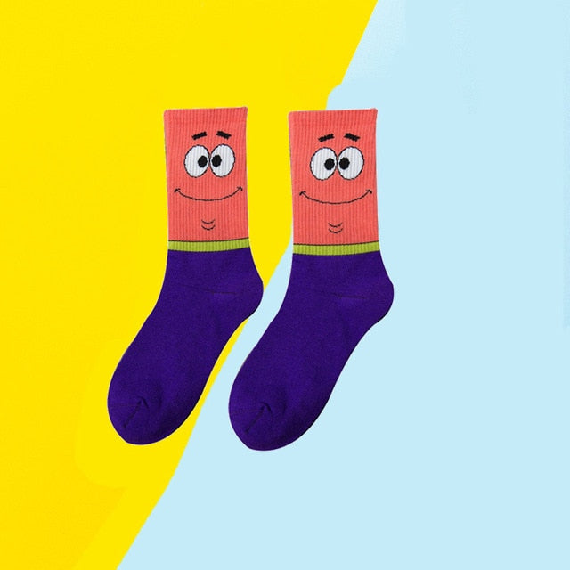 Cartoon Print Socks