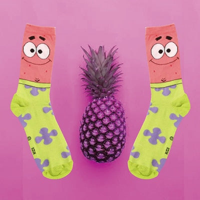 Cartoon anime character socks