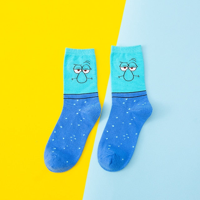 Cartoon anime character socks