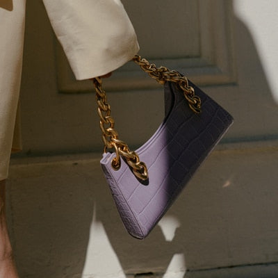 Casual Alligator Chain Handbag