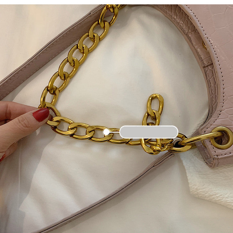 Casual Alligator Chain Handbag