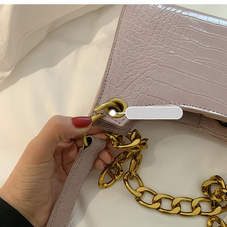 Casual Alligator Chain Handbag