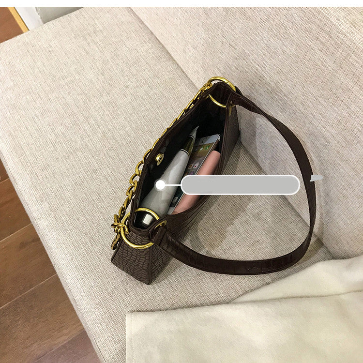 Casual Alligator Chain Handbag