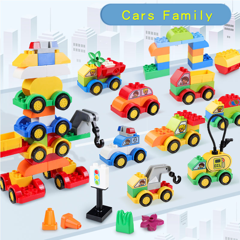 Car Family Building Blocks Toy
