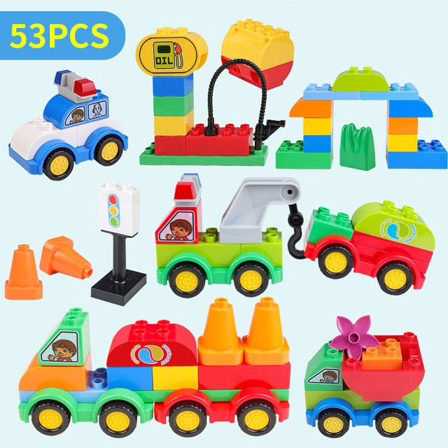 Car Family Building Blocks Toy