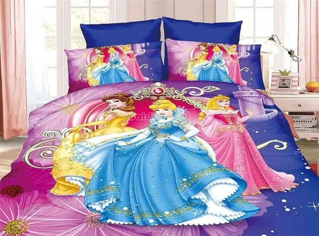 Cartoon Spider man Bedding Set Boy&Girls
