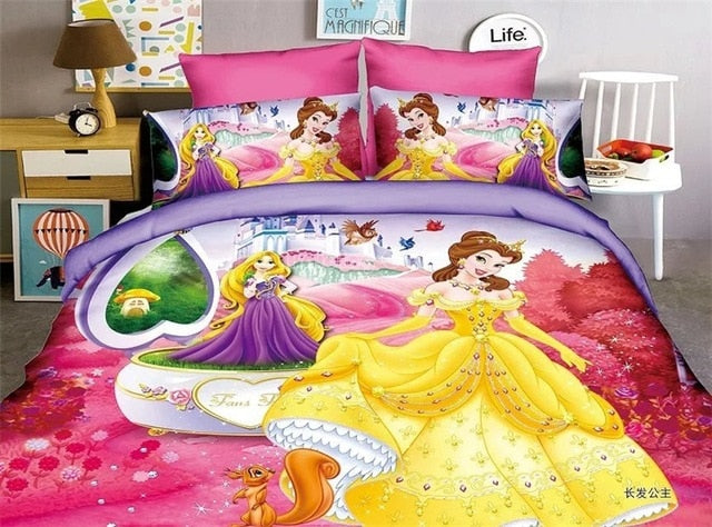 Cartoon Spider man Bedding Set Boy&Girls