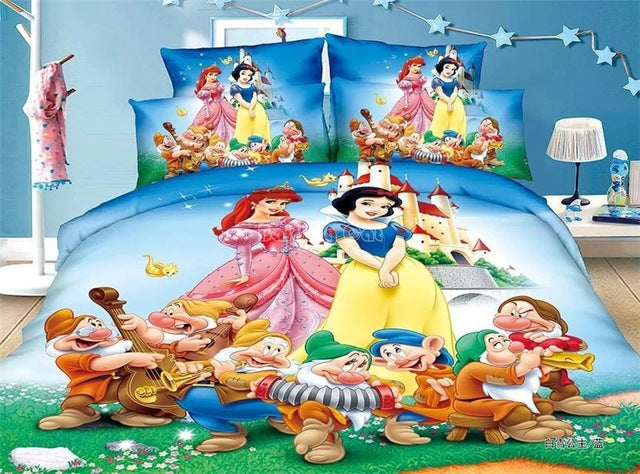 Cartoon Spider man Bedding Set Boy&Girls