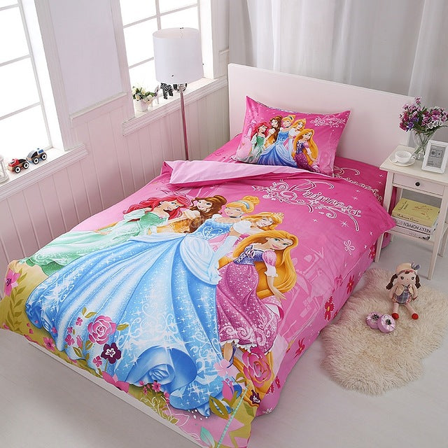 Cartoon Spider man Bedding Set Boy&Girls