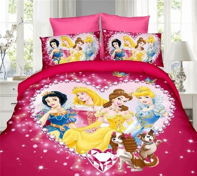 Cartoon Spider man Bedding Set Boy&Girls