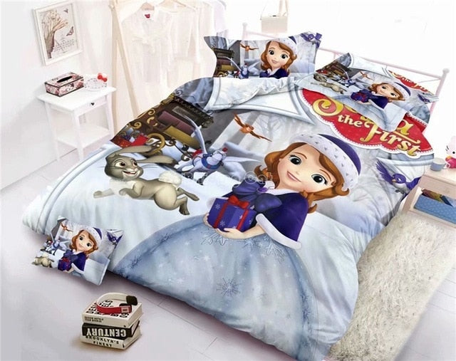 Cartoon Spider man Bedding Set Boy&Girls