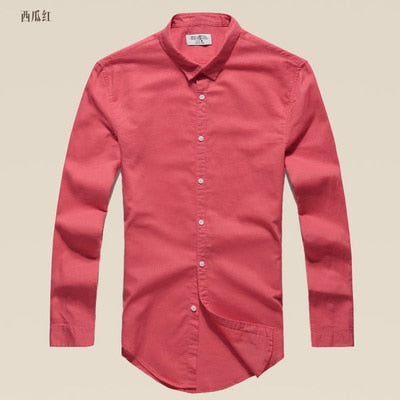 Casual Hawaiian Shirts,  Slim Fit,  Long Sleeve Shirts For Men