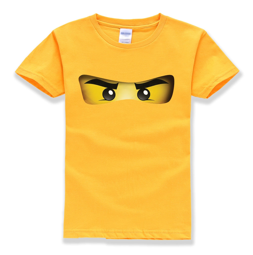Cartoon Printed O-neck Short Sleeve T- Shirt