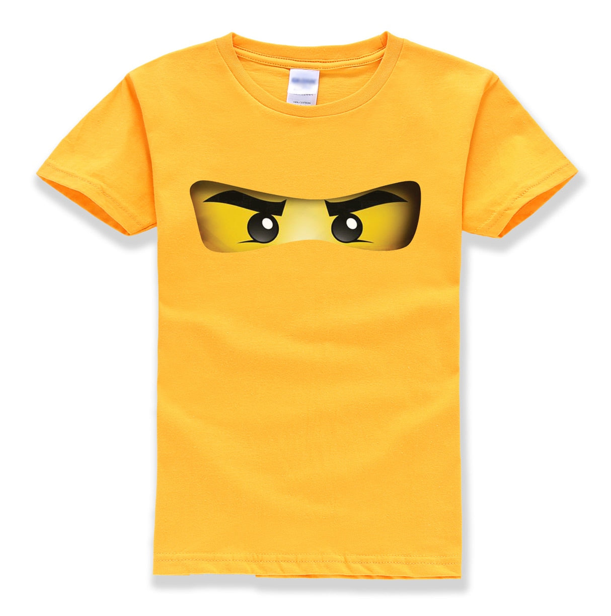 Cartoon Printed O-neck Short Sleeve T- Shirt
