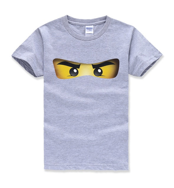 Cartoon Printed O-neck Short Sleeve T- Shirt