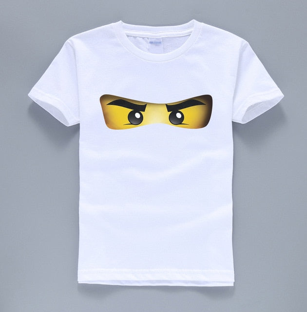 Cartoon Printed O-neck Short Sleeve T- Shirt