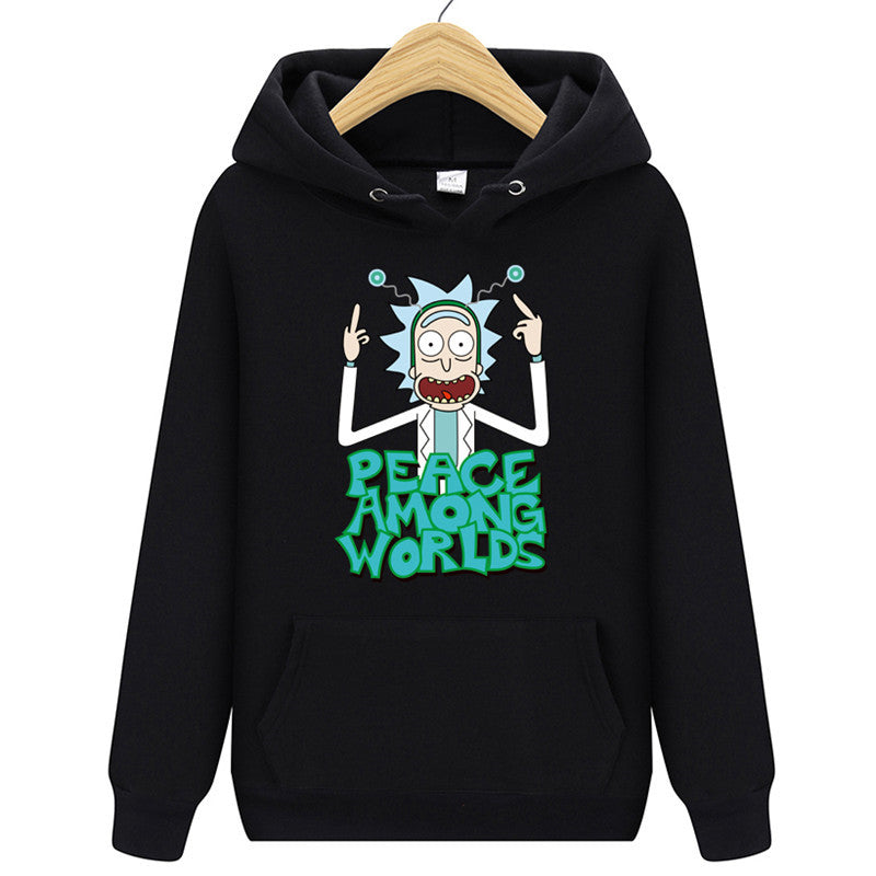 Casual Hoody Rick And Morty Print Men's Hoodies Sweatshirts  Cotton Tops