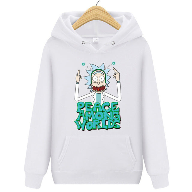 Casual Hoody Rick And Morty Print Men's Hoodies Sweatshirts  Cotton Tops