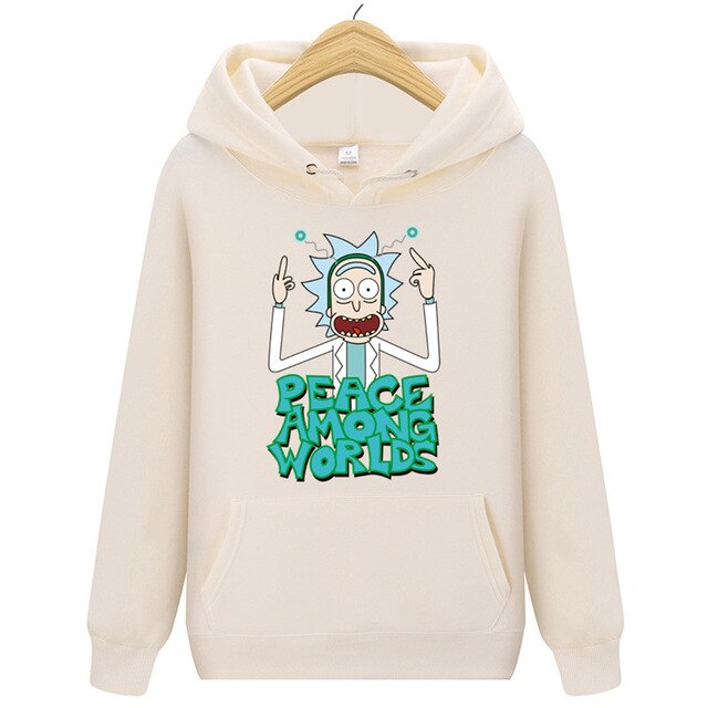Casual Hoody Rick And Morty Print Men's Hoodies Sweatshirts  Cotton Tops