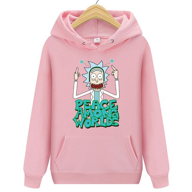Casual Hoody Rick And Morty Print Men's Hoodies Sweatshirts  Cotton Tops