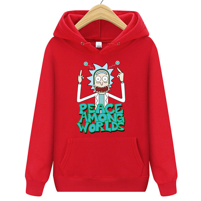 Casual Hoody Rick And Morty Print Men's Hoodies Sweatshirts  Cotton Tops