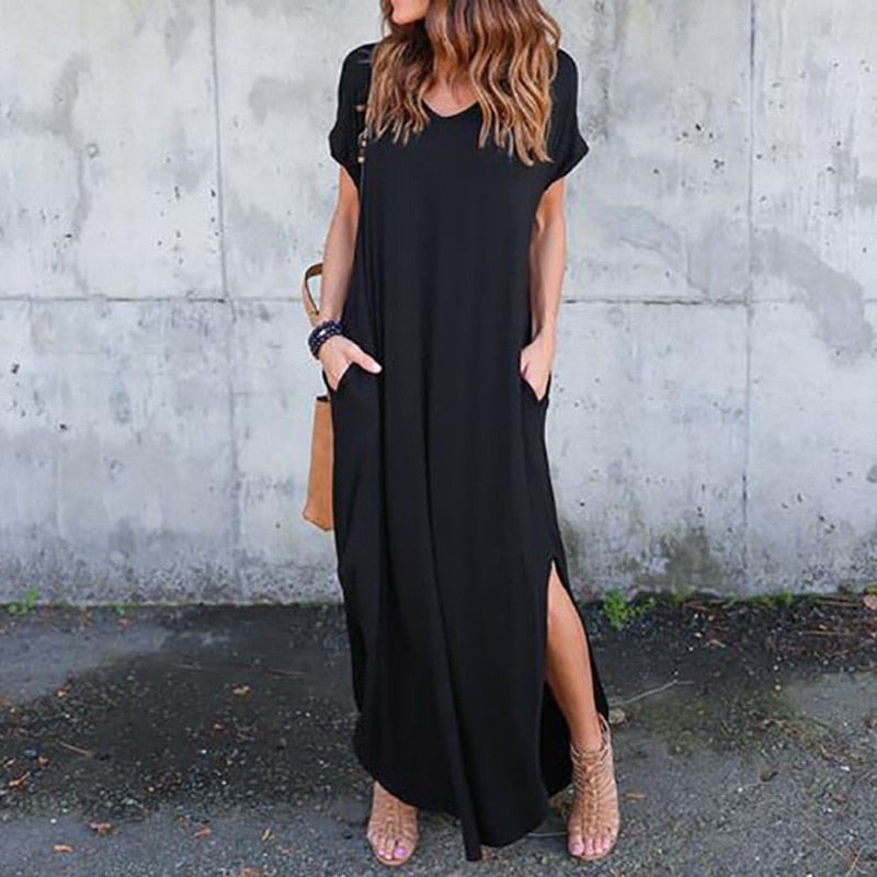 Casual Short Sleeve Summer Dress