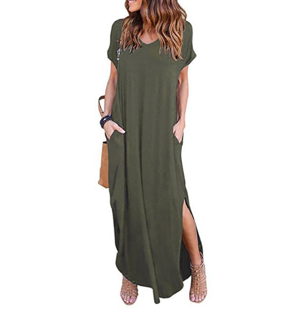 Casual Short Sleeve Summer Dress