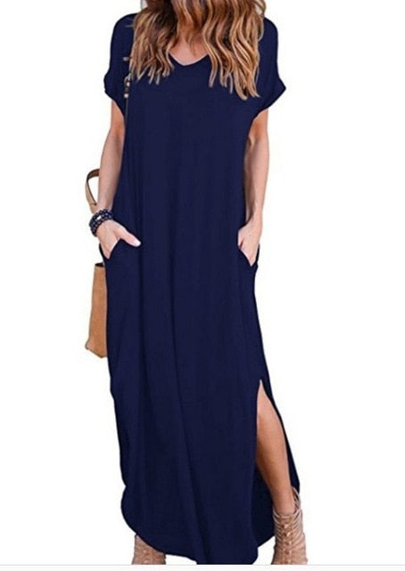 Casual Short Sleeve Summer Dress