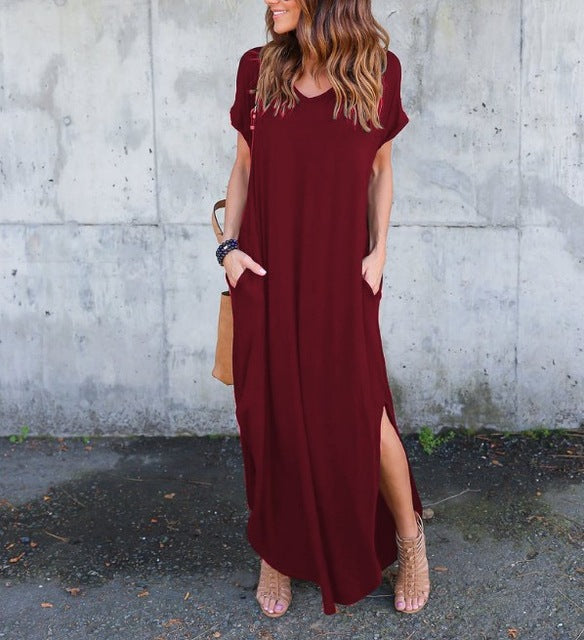 Casual Short Sleeve Summer Dress